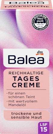 Tagescreme Reichhaltig LSF15 Balea