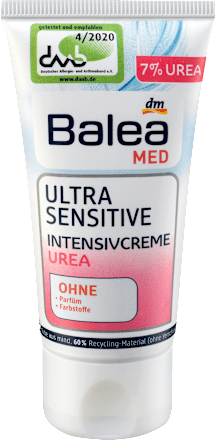 Intensivcreme 7% Urea Ultra Sensitive  Balea med