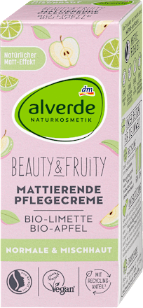 Beauty & Fruity Mattierende Pflegecreme alverde NATURKOSMETIK