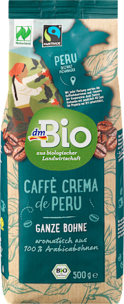 Kaffee, Caffè Crema de Peru, ganze Bohne dmBio