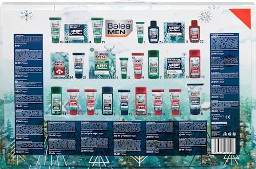 Adventskalender 2022 'merry christmas' Balea MEN