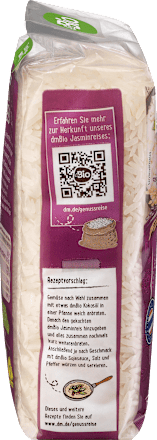 Bio fehér jázmin rizs dmBio