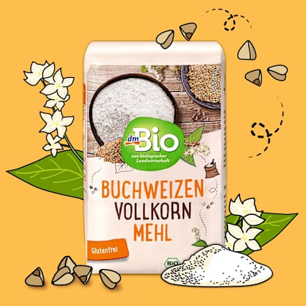 Făină integrală de hrișcă ECO dmBio
