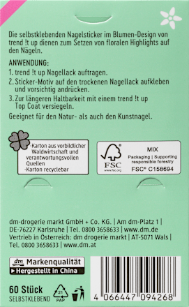 Nagelsticker Blooming Up trend !t up