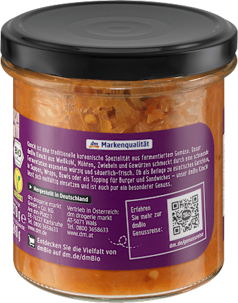 Kimchi, fermentiertes Gemüse dmBio