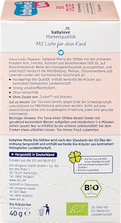 Stilltee Kräuterteemischung (20 Beutel) babylove Mama