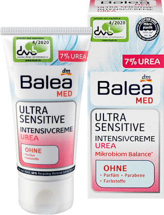 Intensivcreme 7% Urea Ultra Sensitive  Balea med