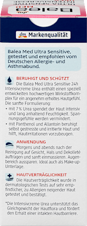 Intensivcreme 7% Urea Ultra Sensitive  Balea med