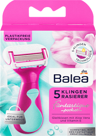 Rasierer Fantastique Pocket 5 Klingen Balea