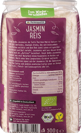 Riso Jasmine BIO dmBio