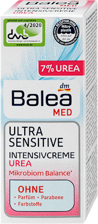 Ultra Sensitive hidratantna krema s ureom za osjetljivu i nadraženu kožu Balea med
