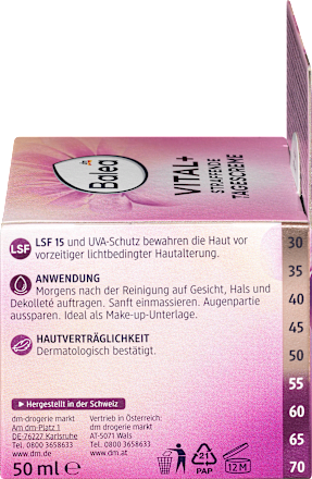 Gesichtscreme Vital+ straffend LSF 15 Balea