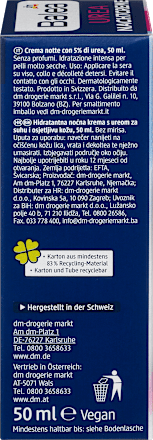 Urea noćna krema za lice Balea