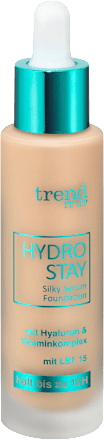 Podkład-serum do twarzy Hydro Stay Silky beżowo-kremowy 040 trend !t up