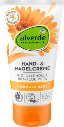 Hand- & Nagelcreme Bio-Calendula, Bio-Aloe Vera alverde NATURKOSMETIK