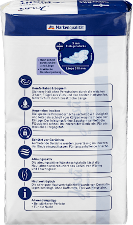 Podpaski higieniczne Dry Comfort Night Big Pack Jessa