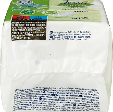 Podpaski higieniczne Nature Ultra ze skrzydełkami Jessa