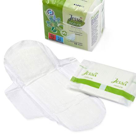 Podpaski higieniczne Nature Ultra ze skrzydełkami Jessa