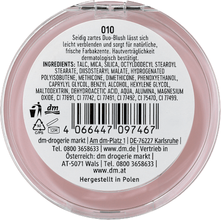 Blush Rosy Touch Duo Rosé 010 trend !t up