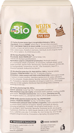 Pšenično brašno tip 550 dmBio