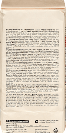 Speltino brašno organsko  - tip 1050 dmBio