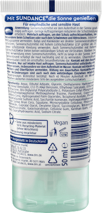 Fluid przeciwsłoneczny do twarzy Sensitiv SPF 50+ SUNDANCE