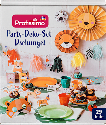 Party-Deko-Set Dschungel Profissimo
