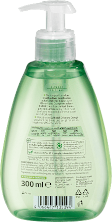 Flüssigseife Bio-Olive, Bio-Orange alverde NATURKOSMETIK