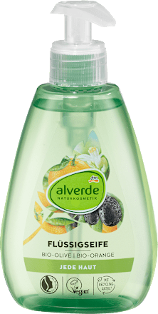 Tekuté mydlo s bio-olivou a bio-pomarančom alverde NATURKOSMETIK