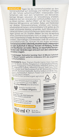 Sonnenbalsam Kids sensitiv, LSF 50 alverde NATURKOSMETIK