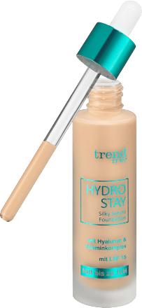 Podkład-serum do twarzy Hydro Stay Silky beżowo-kremowy 040 trend !t up