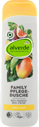 Familijny żel pielęgnacyjny pod prysznic, BIO mango & BIO figa alverde NATURKOSMETIK