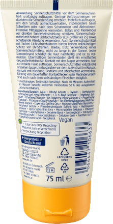 Sonnencreme sensitiv, LSF 50+ babylove