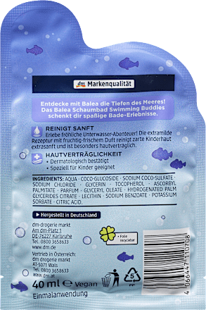 Schaumbad Swimming Buddies Balea