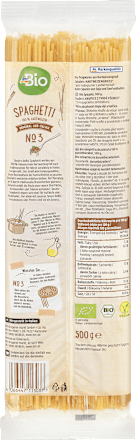Nudeln, Spaghetti aus Hartweizen, No.3 dmBio