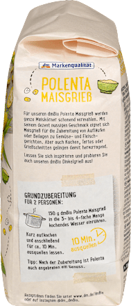 Polenta di semola di mais dmBio