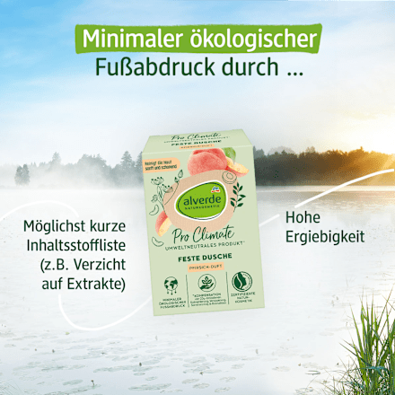 Feste Dusche Pro Climate Pfirsich alverde NATURKOSMETIK