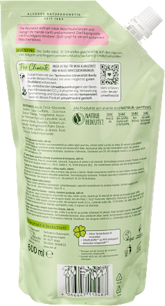 Flüssigseife Pro Climate Himbeer-Duft Nachfüllpack alverde NATURKOSMETIK
