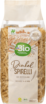 Nudeln Spirelli aus Dinkel dmBio