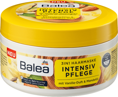 Intensywnie pielęgnująca maska do włosów 3 w 1 Balea