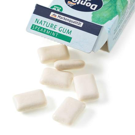 Kaugummi, Nature Gum Spearmint mit Xylit  Dontodent