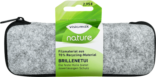 Brillenetui mit Zipper sortiert VISIOMAX