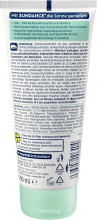 Sonnencreme sensitiv, LSF 50 SUNDANCE