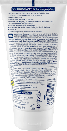 Sonnencreme Gel, MED ultra sensitiv, LSF 30 SUNDANCE