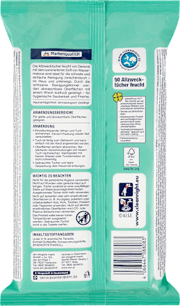 Vlažne večnamenske krpice z vonjem lubenice  Denkmit