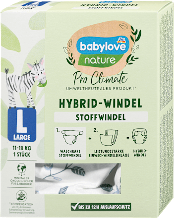 nature Pro Climate HYBRID platnena pelena, veličina: L (11-18kg) babylove nature