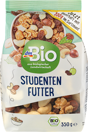 Nuss- & Trockenobst-Mischung Studentenfutter dmBio