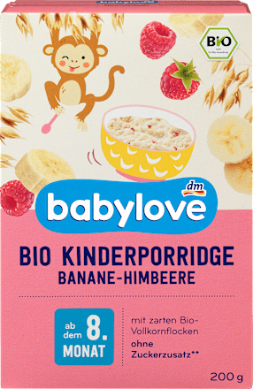 BIO kašica od banane i maline, 8+ mj. babylove
