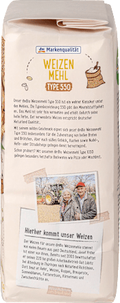 Pšenično belo brašno - tip 550 dmBio
