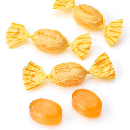 Bonbon, Mango-Zitronengras, zuckerfrei Mivolis